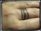 Skinny Stacker Ring Solid Cast Sterling Silver rustic Minimalist 1mm Band handmade stacking unisex wedding band. Made to order in your size product 5